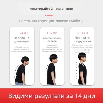 Benbo AM-027 Коректор за изкривяване на гърба | Унисекс колан за подкрепа на гърба | Пуснат през 2023 г. | Сертифициран по тестов доклад