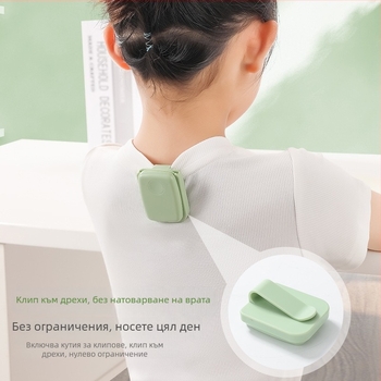 Устройство за корекция на седяща стойка за деца и ученици с вибрационен напомнител за изправена стойка