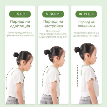 Устройство за корекция на седяща стойка за деца и ученици с вибрационен напомнител за изправена стойка