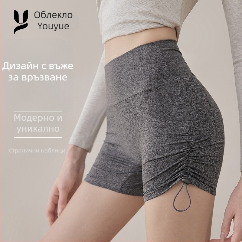 Жени дишащи спортни йога къси панталони – три четвърти дължина, полиестер, марка Youyou, лято 2025