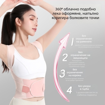 Коректор за стойка Samepeak G1 — дишаща защита, MA сертификация, за гръб