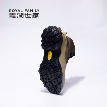 Мъжки туристически високи ботуши — дишаща синтетична кожа, антихлъзгащи, PU стелка, 3-5 см ток, есенно-зимна колекция 2025