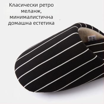 Мъжки памучни чехли за вкъщи, без връзки, свободен стил, лято 2025