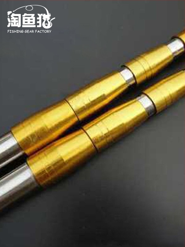 Телескопична дръжка за риболовна мрежа – подсилена конструкция, неръждаема стомана