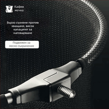 Brown Bear сгъваема риболовна мрежа със защита срещу закачане и рамка от магнезиево-алуминиев сплав