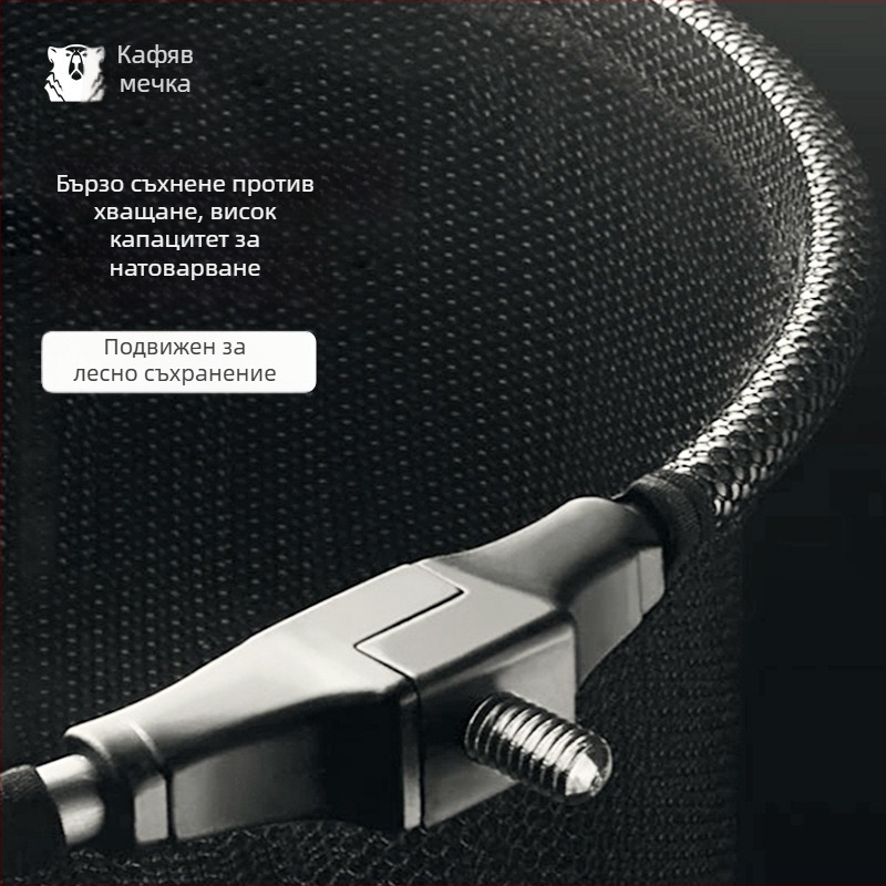 Brown Bear сгъваема риболовна мрежа със защита срещу закачане и рамка от магнезиево-алуминиев сплав