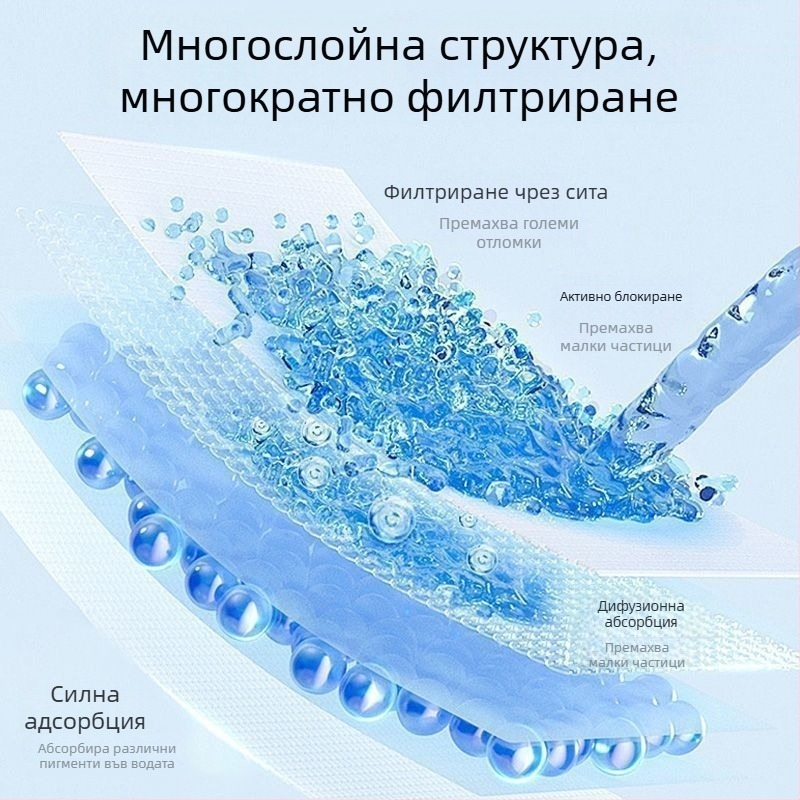 Pengyi Аквариумни филтърни медии: биохимичен филтър памук с високоплътен спонж, модел zms