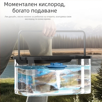 Плаващ воден аериатор - преносим, автоматична кислородна помпа, тегло 400 g, марка Crazy Water Plants