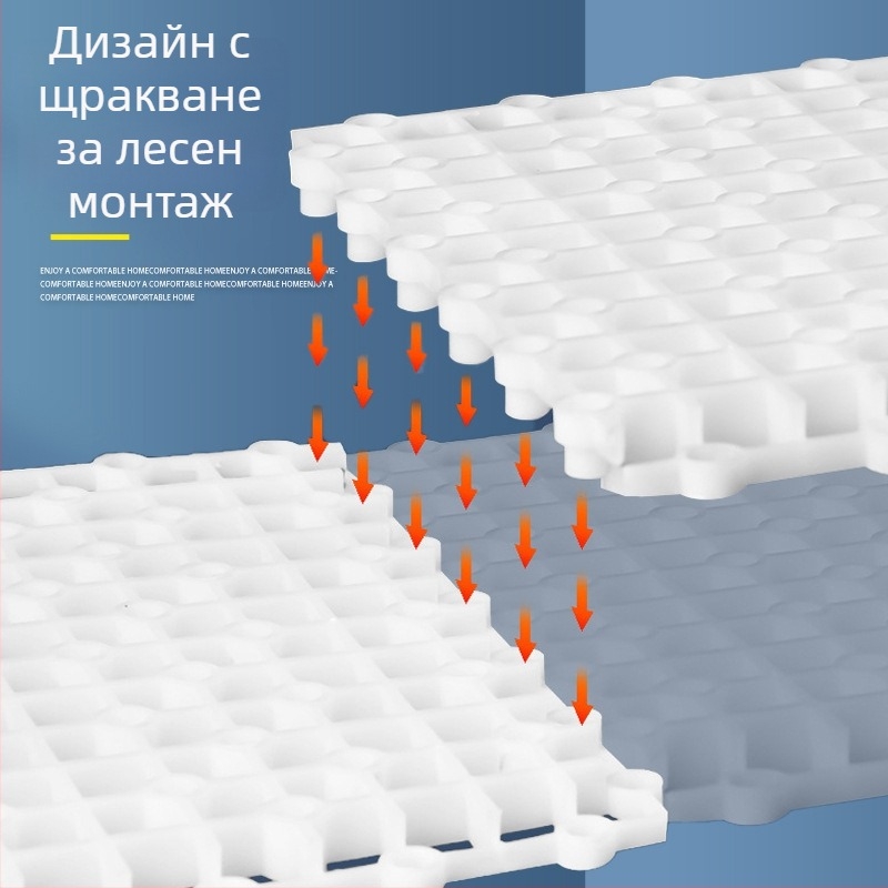 Аквариумна долна филтърна платформа с мрежеста плочка за костенурков аквариум - Материал PP, Тегло 131 g, Марка Yijingcheng