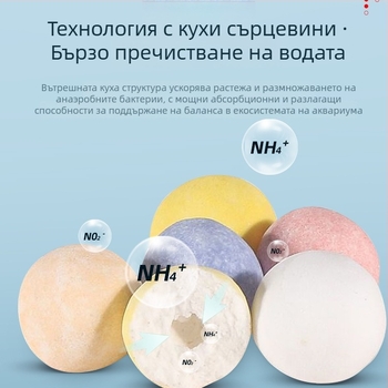 Jingye Purifying Ball филтърна среда, 0.5 кг, Качество на водата