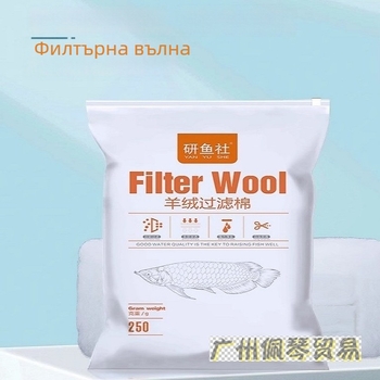 Аквариумен PP памучна филтърна подложка – многослойна, не пречи на водния поток, за филтърна кутия, 1 бр.