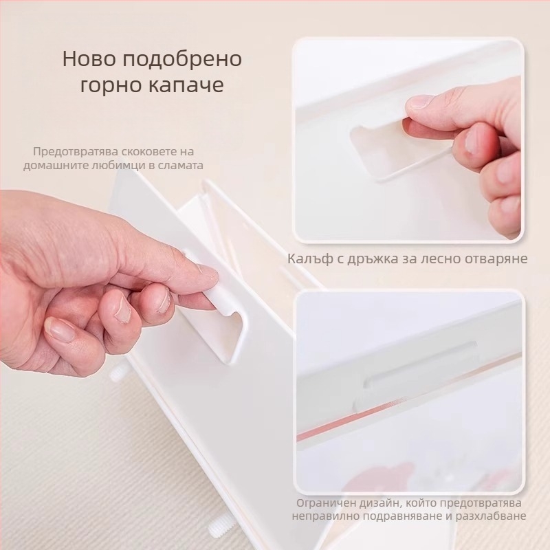 Държач за сено за зайци – вграден, може да се закача, голям капацитет – Материал: Ph+ps metal; Марка: Dayang; Категория: гнездо за домашни любимци