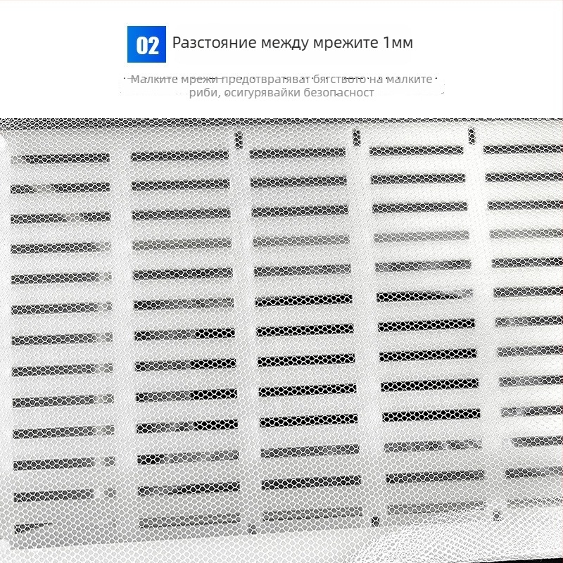 Пластмасова изолираща кутия с мрежа за инкубация на риби – GL стил, категория: инкубация/изолация, за люпене на малки риби и Betta риби