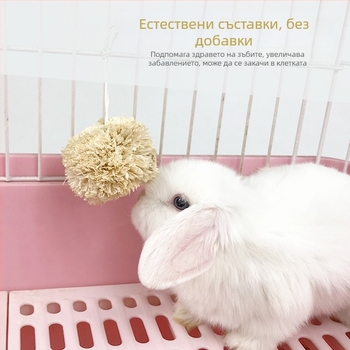 Суха храна за зайци, хамстери, морски свинки и шиншили; състав: морковено-тревна торта; 80 бр. в опаковка; прибл. 200 г