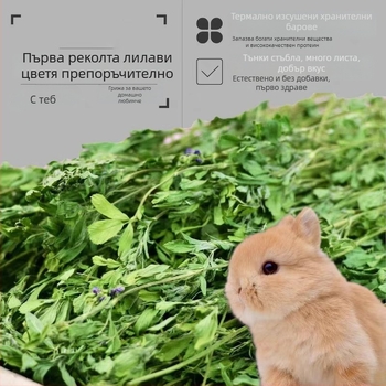 Влажна храна с люцерна за възрастни зайци, шиншили и морски свинчета — Бранд: Appointment with rats