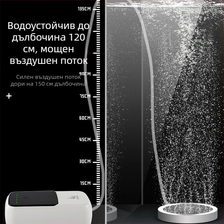 Kyung ye Аквариумна кислородна помпа - тихо работаща, 1 кг, без внос, за домашна употреба