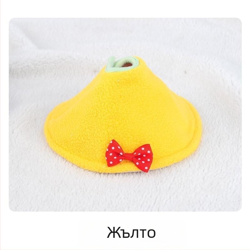 Защитна яка за папагал - анти ухапване и анти клюване, поларен флис + памук и лен, произход Zhejiang, за папагал