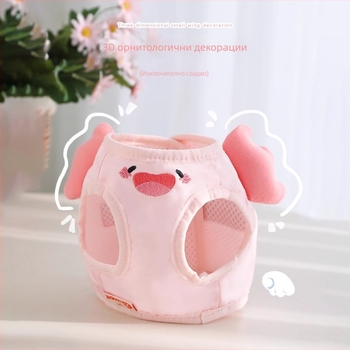 Котешка жилетка‑презрамка за котки и малки кучета, полиестер, фиксиран размер