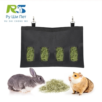 Висяща торба за сено за зайци, морски свинчета, хамстери и чинчили — Oxford плат, произход Zhejiang, марка Конфуцианство