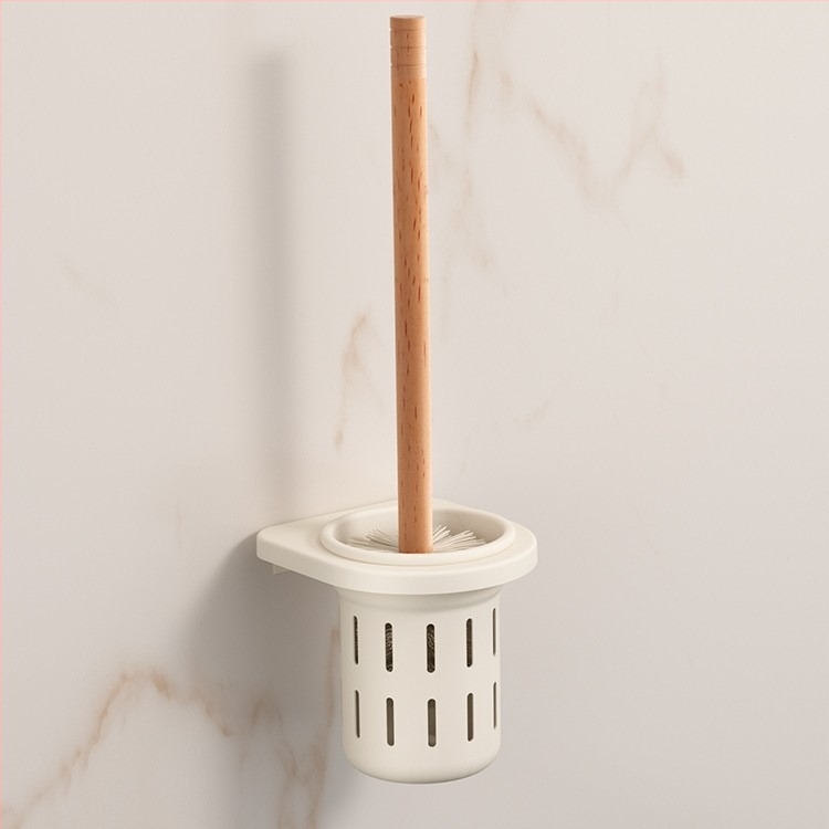 Стенен рафт за баня с две нива и държач за кърпи, алуминиева сплав, без пробиване, за съхранение и организация