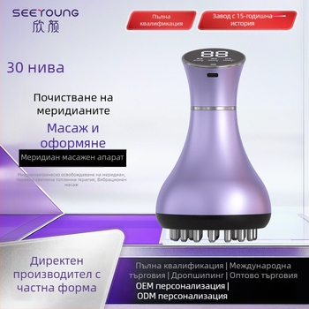 SEEYOUNG XY-M04 Електрическо устройство за терапевтично скрапване по меридиани с отопление, USB захранване и управление с бутон