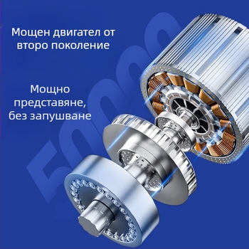 Мини електрическа самобръсначка и тример за брада — водоустойчива за цялото тяло, безколекторен мотор, вградена батерия, живот на батерията до 180 дни, шум 36–45 дБ