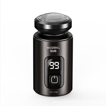 Електрическа самобръсначка с плаваща глава; роторна глава с 1 режещ елемент; вградена батерия 300–500 mAh; време за работа над 60 минути; главата за бръснене е миеща се.