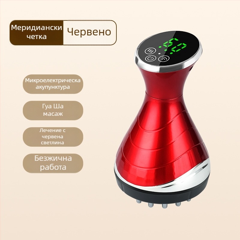 Електрически гуаша масажор HH878 – 3 скорости, 1800mAh, ABS корпус, температура 35–65°C