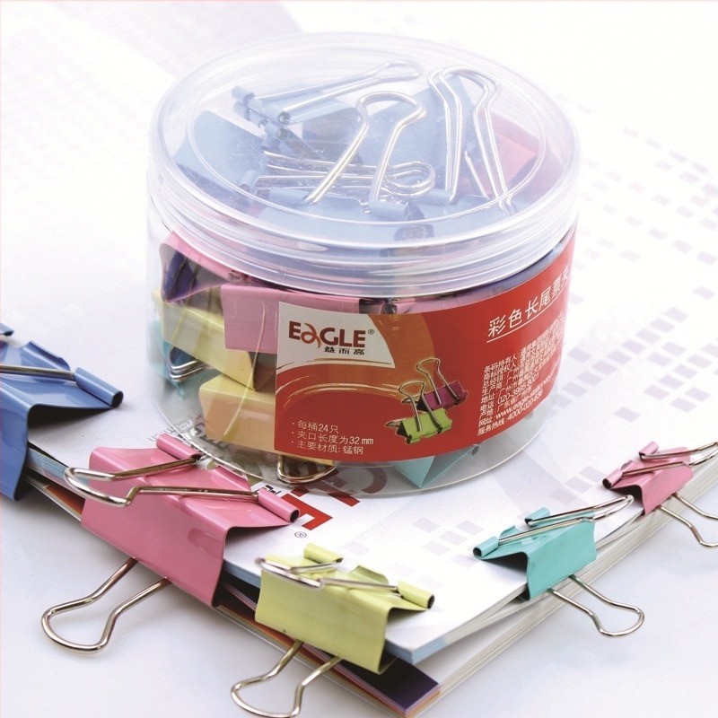 Клип за документи от неръждаема стомана, опакован в кутия, марка Good and high