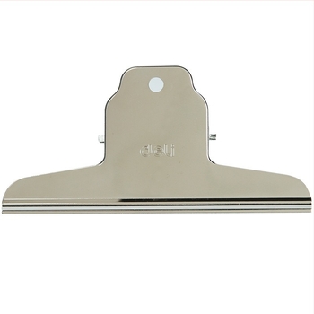 Метален клип за билети с планински профил, марка Deli, модел 9531, материал: метал, опаковка: PP пакет