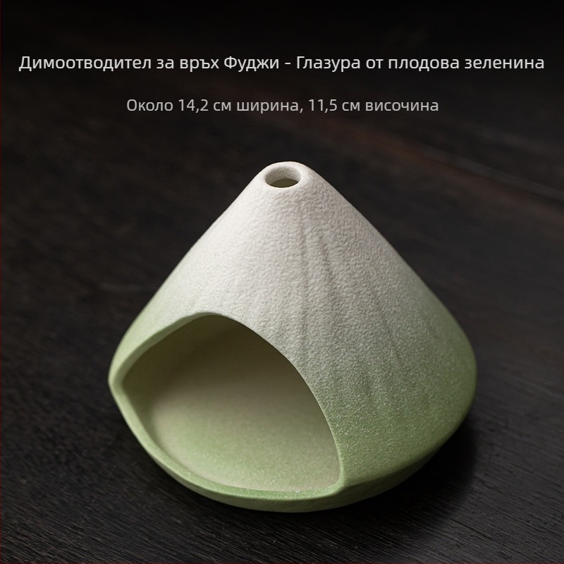 Керамичен ладанник (Материал: керамика; Техника: цветна глазура; Стил: японски; Марка: Conley Ceramics)