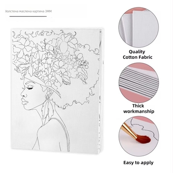 Xuanma цифрова дъска за маслена живопис – серия Digital oil painting, памук, дъска за рисуване с платнена рамка