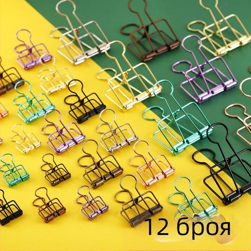 Папка за дневник Yuezhen, метални клипове long-tail и dovetail