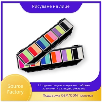 GOLDEN PHOENIX Измиваема боя за тяло и лице, крем за рисуване за деца, палитра с 6 нюанса