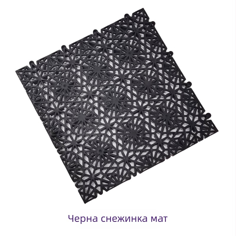 Антиплъзгаща се подложка за баня и душ - PVC, квадратна, едноцветна, миеща се