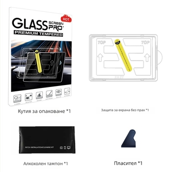 Tesla Model 3/Y навигационен дисплей — закален екран филм, устойчив на надраскване и отпечатъци