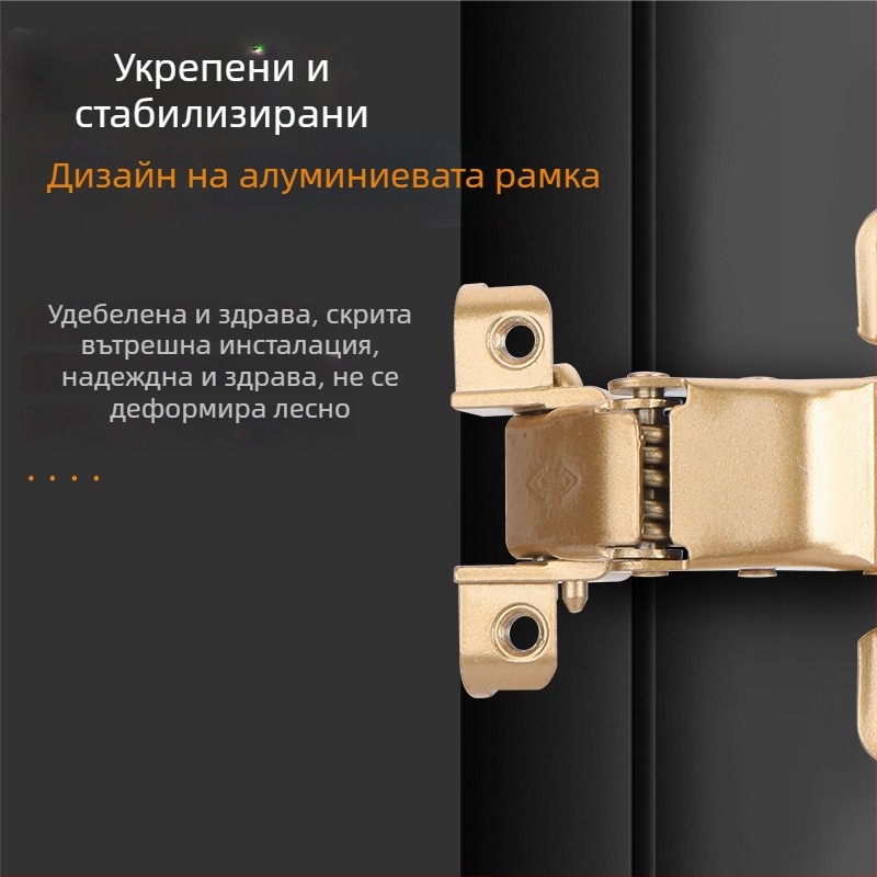 Панта за врата с алуминиева рамка за стъклена врата (неръждаема стомана; полирана повърхност; марка Cabegu, yabailong)