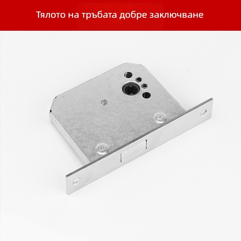 Дръжка за пожарна врата от неръждаема стомана с кръгло тръбно тяло – CB-SIA, дръжка с заключване за противопожарни врати и коридори, модерен минималистичен стил