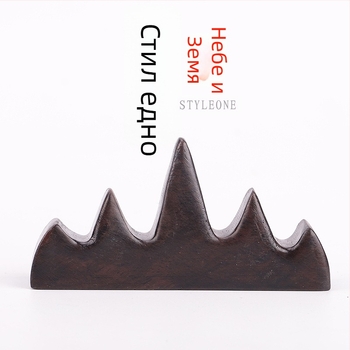 Дървен държач за перо и четки, модел Five Finger Mountain, код 521, калиграфски аксесоар, възможност за персонализация