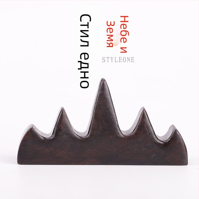 Дървен държач за перо и четки, модел Five Finger Mountain, код 521, калиграфски аксесоар, възможност за персонализация