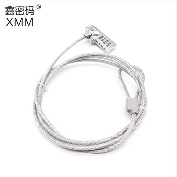 4-цифрен заключващ код със стоманено въже за лаптопи, модел 2005