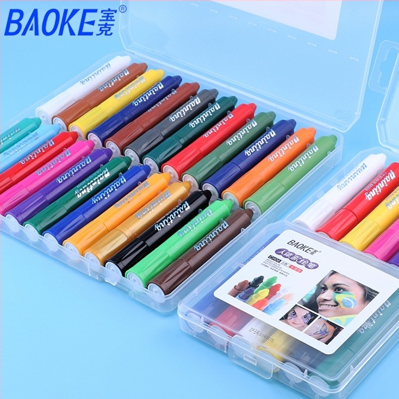 Baoke въртящ се body painting crayon – пластмасов корпус, презареждащ се, IP разрешение