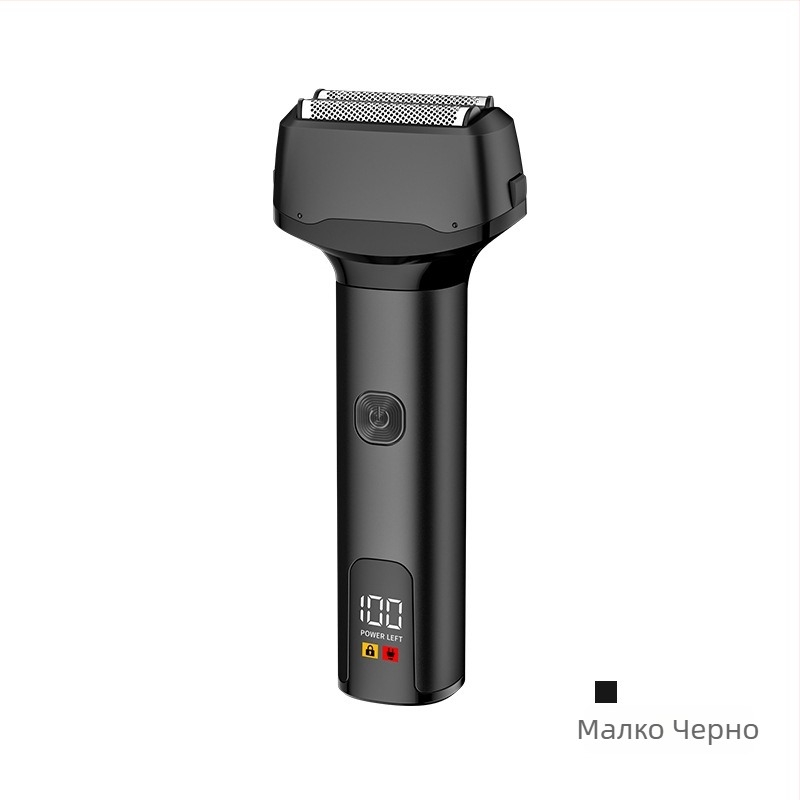 RUIBO Електрически подстригвач и бръснач с реципрочна глава и плаваща глава, мокро и сухо ползване, време на работа 90+ минути, зареждане 2 часа