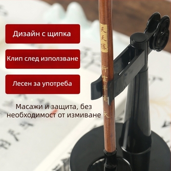 Многофункционален държач за писалка за еднократна употреба с антиизсъхваща четка за писане, хидратираща писалка и джоб за закачане — пластмаса, модел 11, марка Tt/daily practice, печат на лого, персонализация