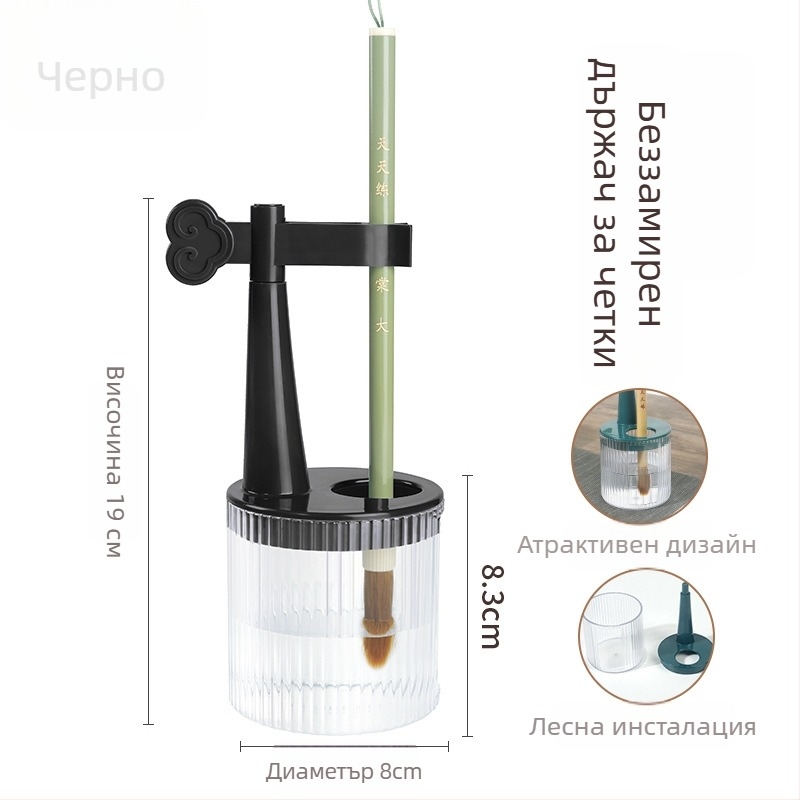 Многофункционален държач за писалка за еднократна употреба с антиизсъхваща четка за писане, хидратираща писалка и джоб за закачане — пластмаса, модел 11, марка Tt/daily practice, печат на лого, персонализация