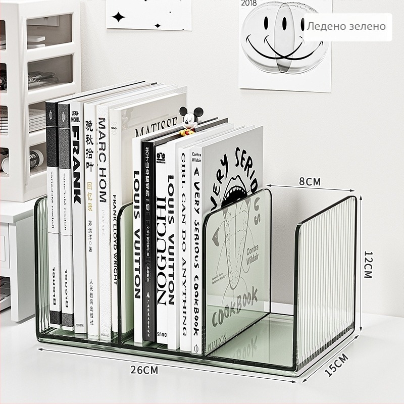 Настолен стелаж за книги Yuetu, модел Book storage rack, материал пластмаса
