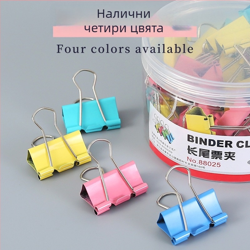 Fu Bao неръждаем метален клип за офис документи