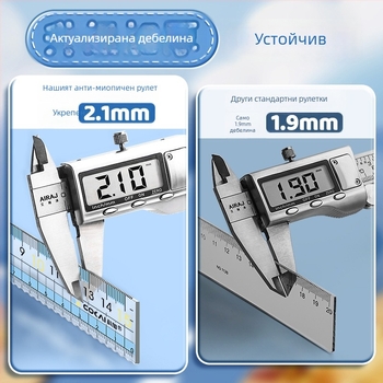 Анти-миопична линейка, модел K-7015-p, пластмасова, 12 г, без лого