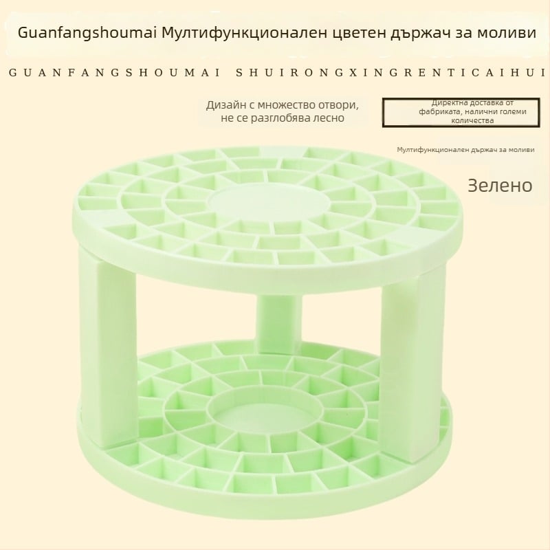 Детски пластмасов държател за моливи и четки, разглобяем, многофункционален за рисуване