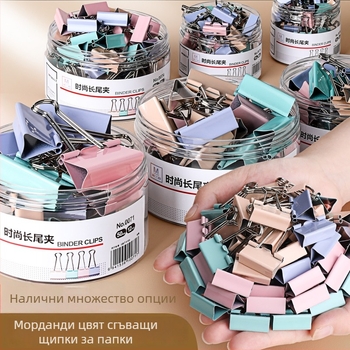 Дълга щипка за документи с dovetail дизайн — неръждаема стомана, марка Reversal